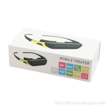 84 Inch Wireless Video Glasses Eyewear with 8GB Free TF Card